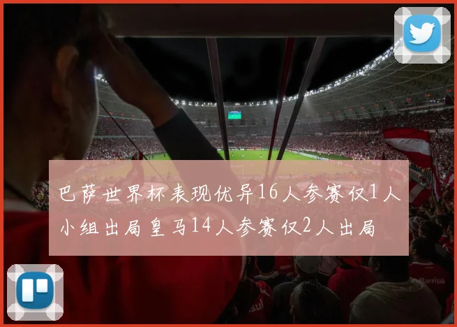 巴萨世界杯表现优异16人参赛仅1人小组出局皇马14人参赛仅2人出局